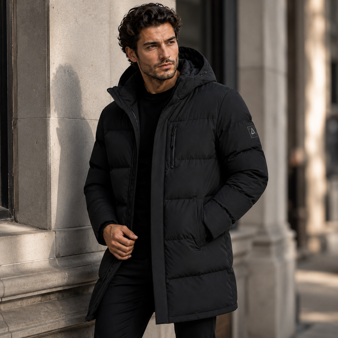 The Wickham Men's Insulated Longline Puffer Coat