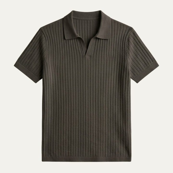 The Ghedi Men's Knit Short Sleeve Polo