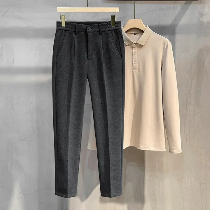The Asti Men’s Smart Casual Tailored Straight Leg Pants