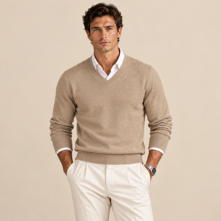 The Cleveland Cashmere Sweater for Men