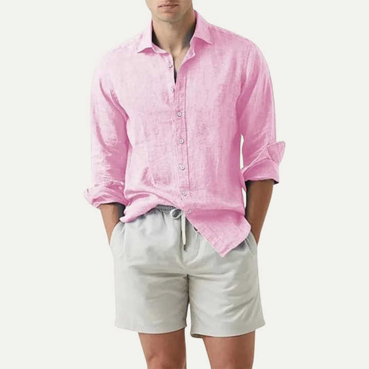The Bozeman Men’s Lightweight Summer Linen Shirt