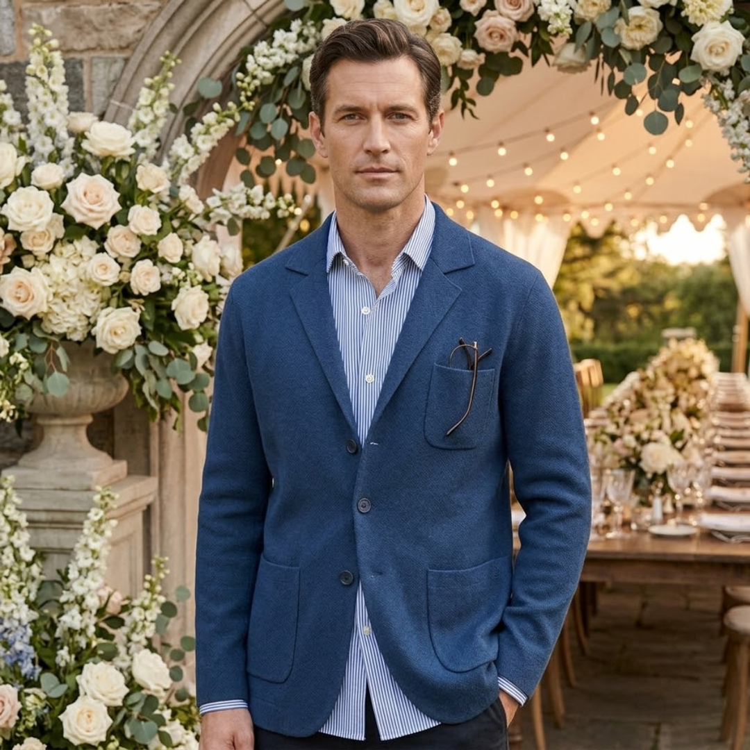 The Oxford Cotton Summer Blazer - Wedding Guest Men - Formal Occasions