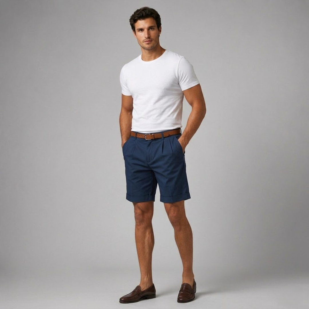 The Henwick Linen Shorts – Tailored Summer Shorts for Men