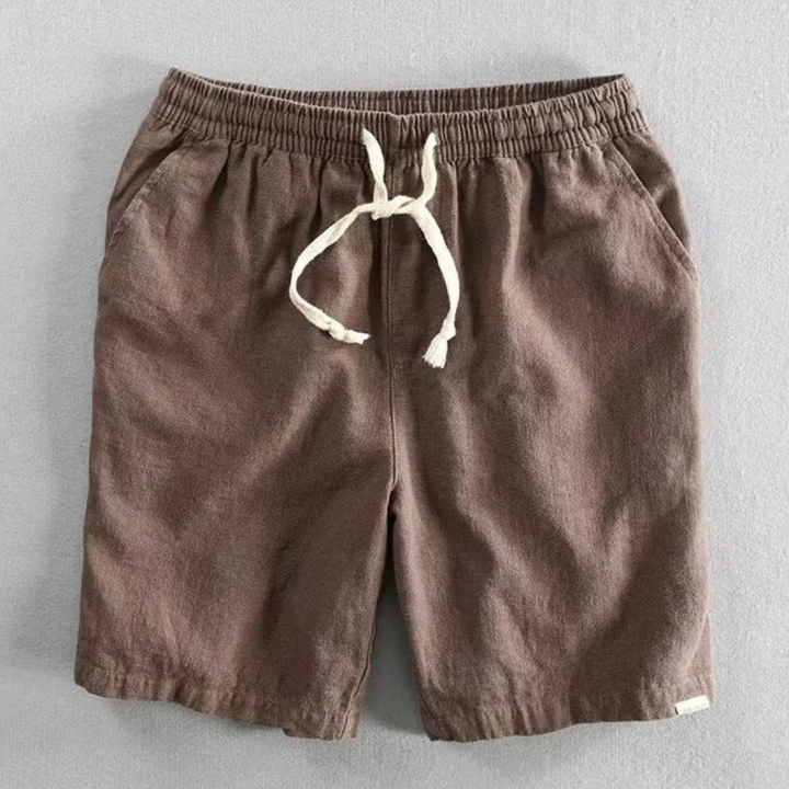 The Treviso Men's Lightweight Linen Drawstring Shorts