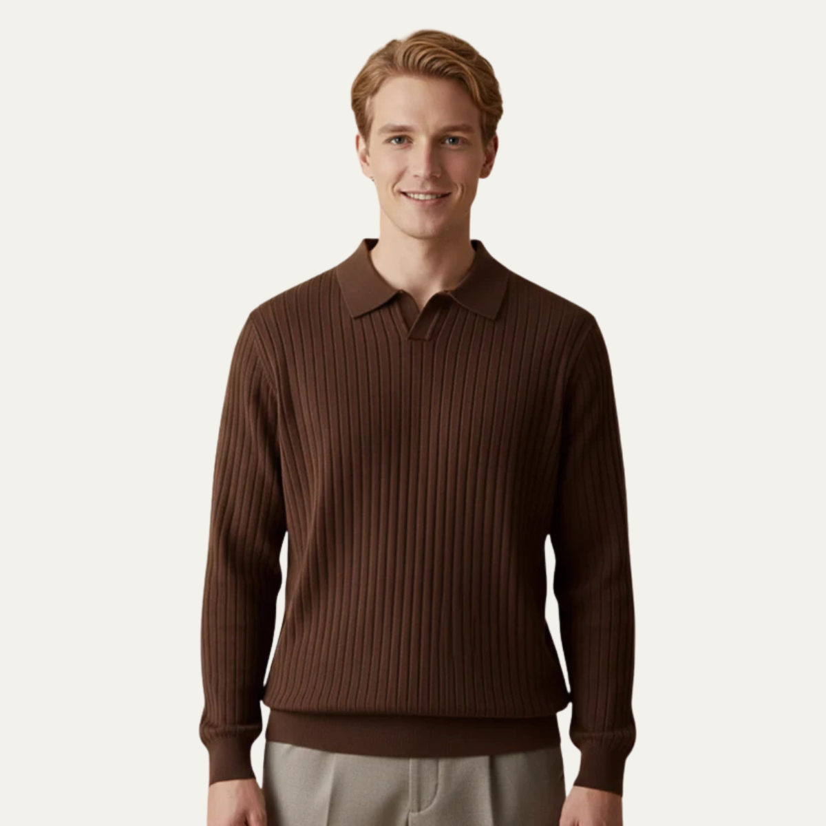 Men’s Ribbed Knit Sweater