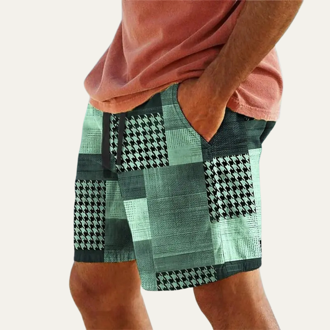 The Oakwood Men’s Colorful Casual Summer Drawstring Shorts