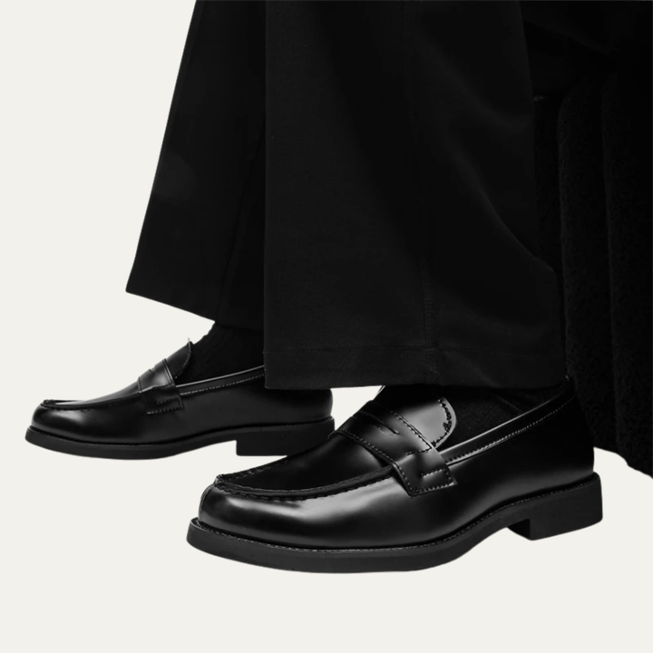 The Watercrest Hill Men’s Handmade Leather Penny Loafers