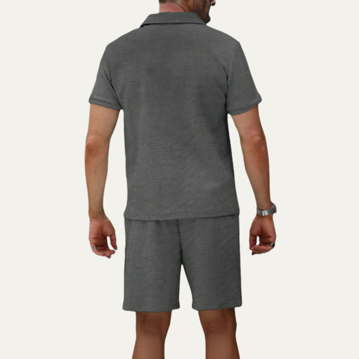 The Rivermoor Men’s Trendy Co Ord Set –  Shirt & Shorts