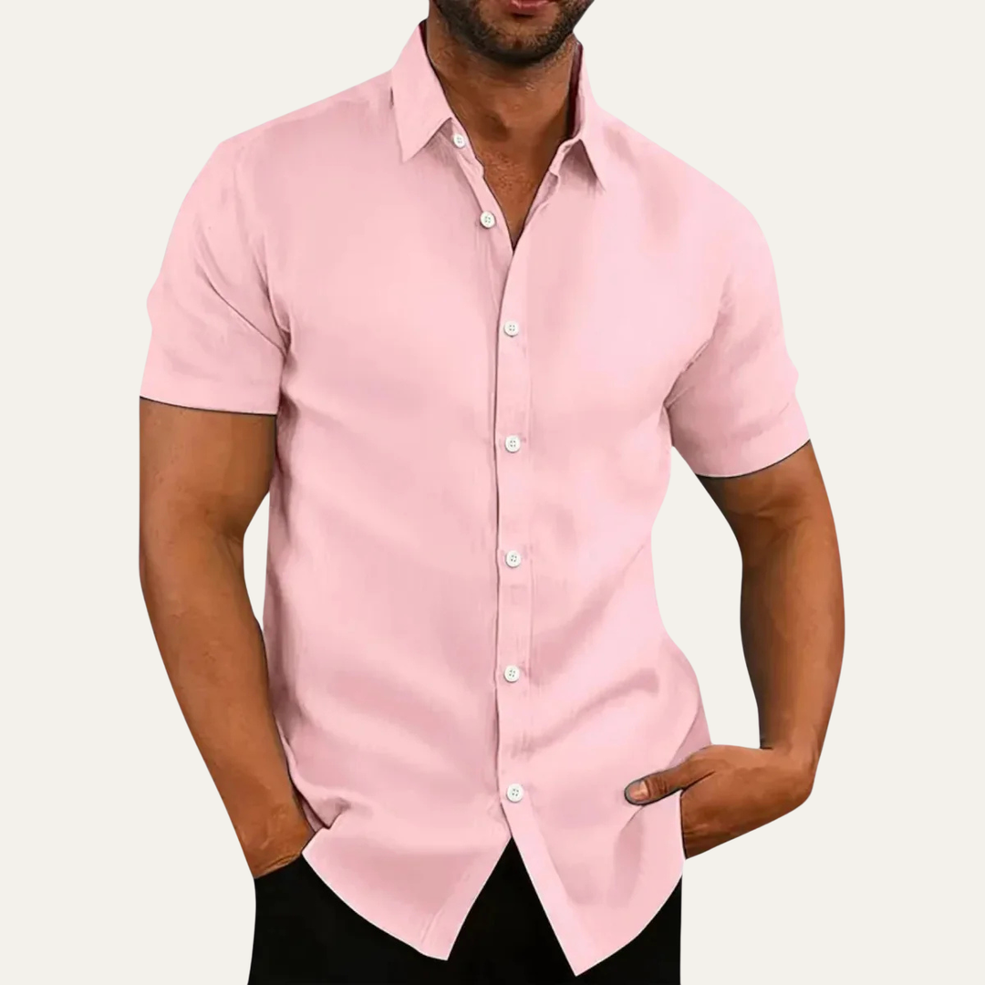 The Rockwell Men’s Slim Fit Summer Dress Shirt