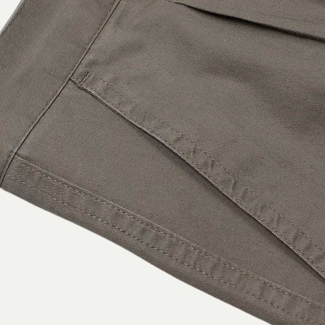 The Briarcliff Park Men’s Classic Casual Double Pleated Straight Leg Pants