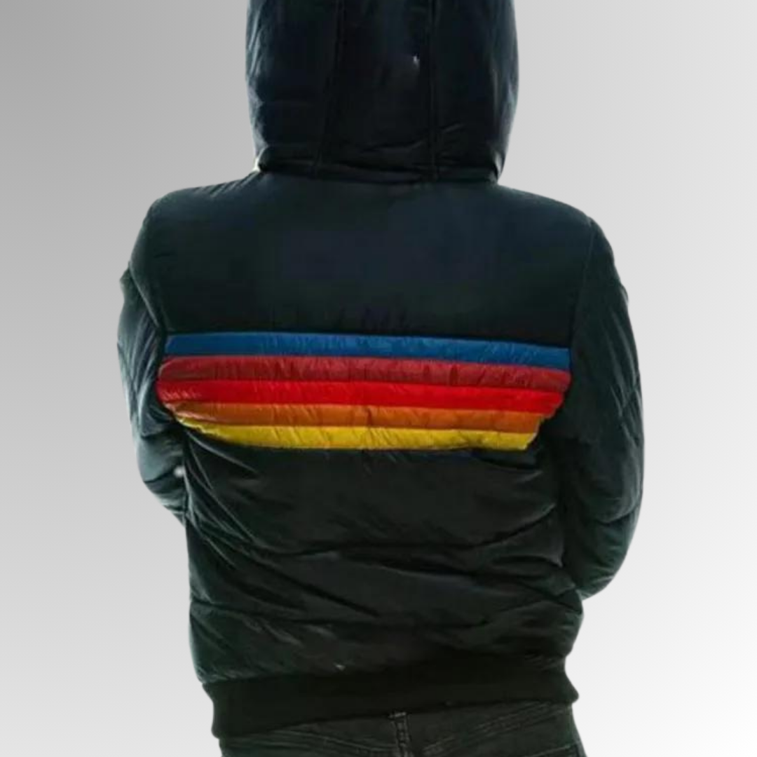 Women's Waterproof Jacket with Hood and Stylish Fit