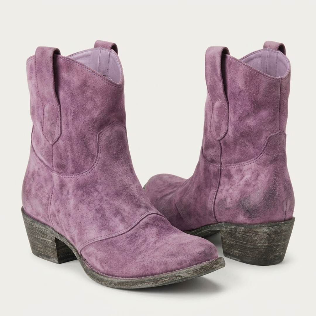 Women's Vintage Western Ankle Boots