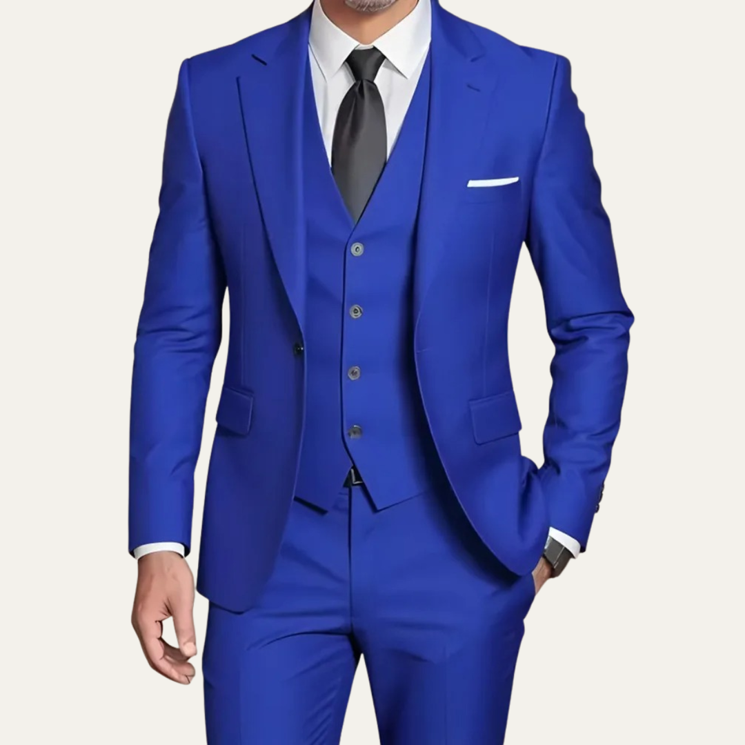 The Glendale Men’s Elegant Three Piece Formal Business Suit