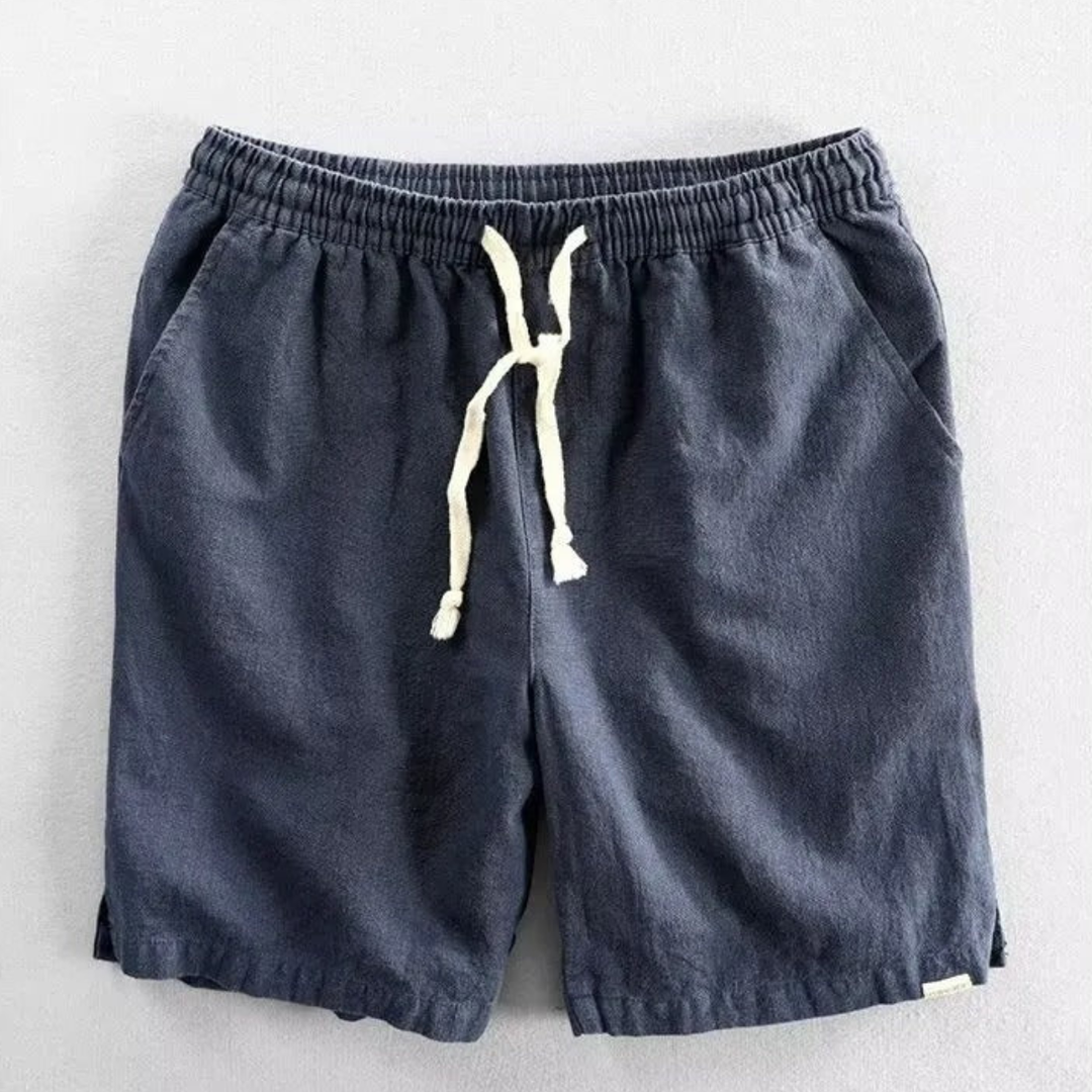The Treviso Men's Lightweight Linen Drawstring Shorts