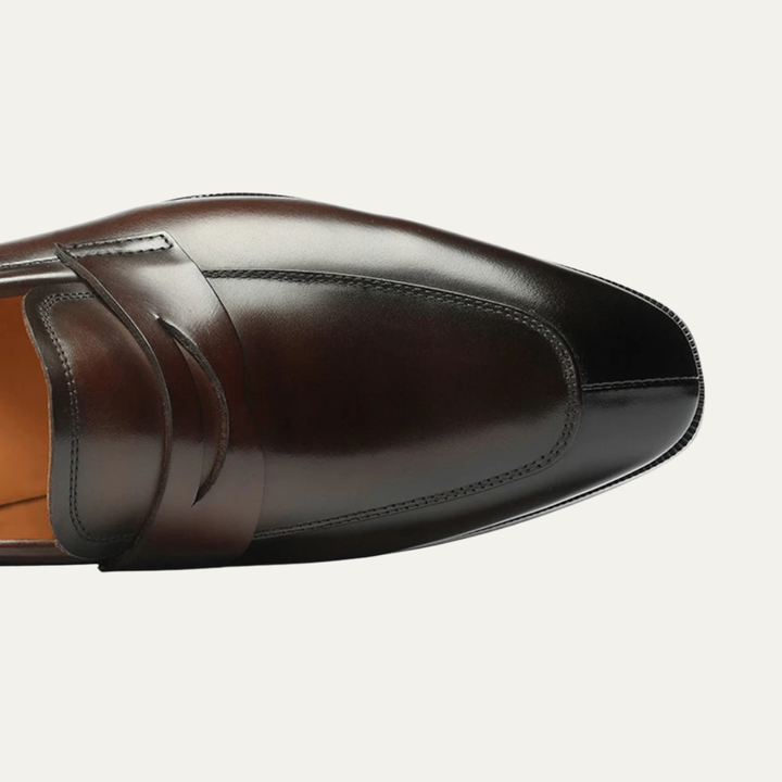 The Fairwood Ridge Men’s Calf Leather Slip On Dress Loafers