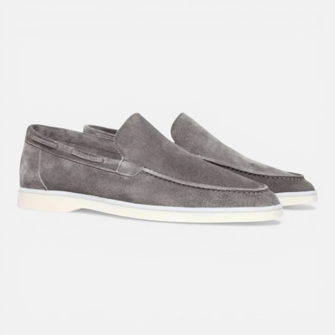 The Brookstone Men’s Suede Casual Loafers