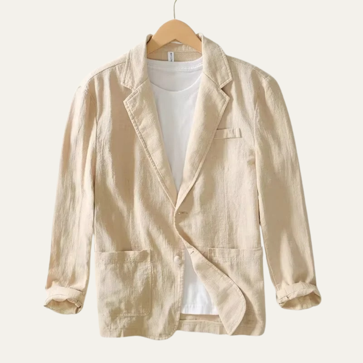 The Matera Men’s Lightweight Linen Blend Blazer