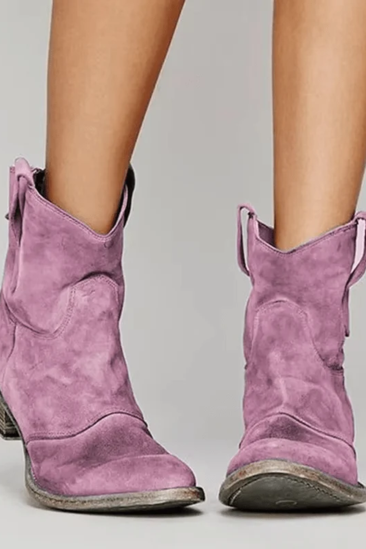 Women's Vintage Western Ankle Boots