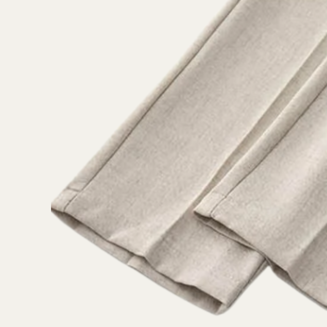 The Northshore Men’s Slim Fit Pleated Linen Dress Pants