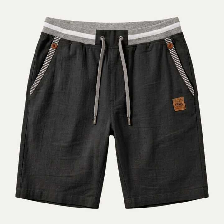 The Sacramento Men's Drawstring Linen Summer Shorts