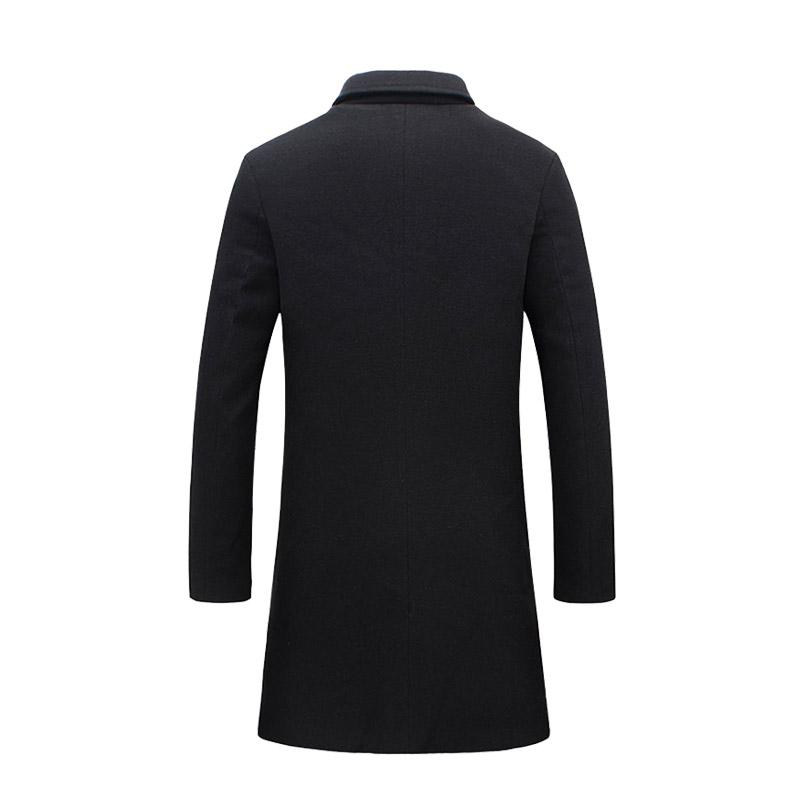 Men's Classic Long Windproof Coat
