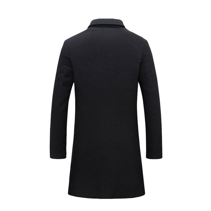 Men's Classic Long Windproof Coat