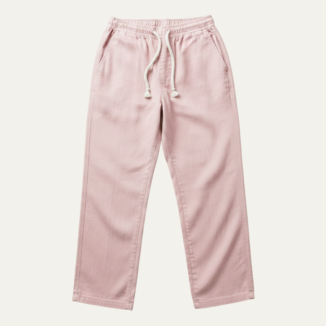 The Pinebrook Park Men’s Loose Cotton Linen Drawstring Pants