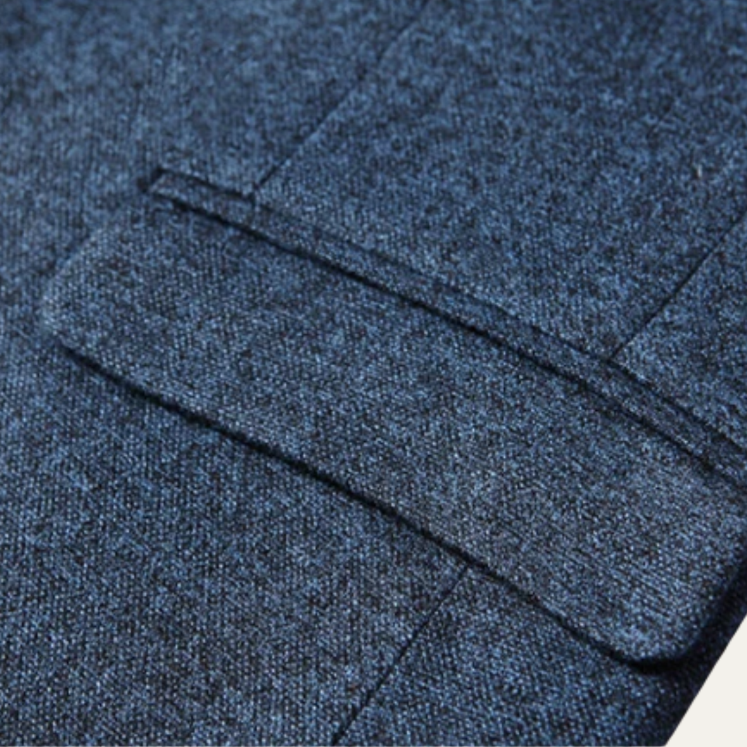 The Glendale Men’s  Slim Fit Turn Down Collar Suit Business Blazer
