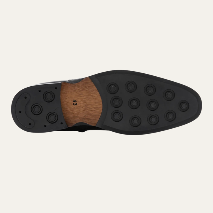 The Windmill Ridge Men's Breathable Leather Slip On Loafers