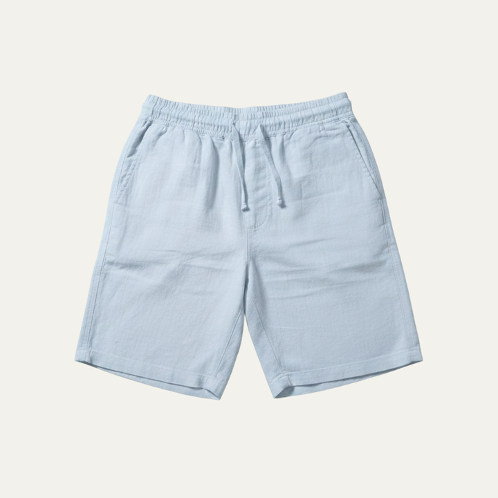 Linen Summer Drawstring Shorts Men