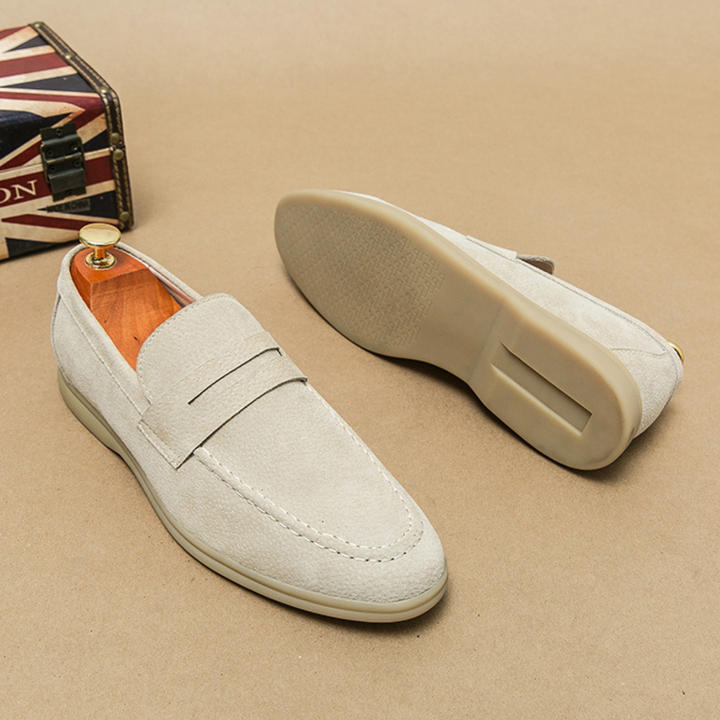 The Daylesford Men’s Classic Slip On Suede Loafers