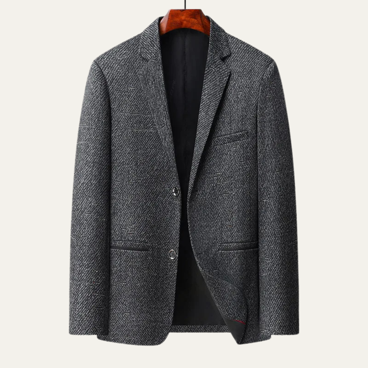 The Sassicaia Men’s Slim Fit Smart Casual Checked Blazer