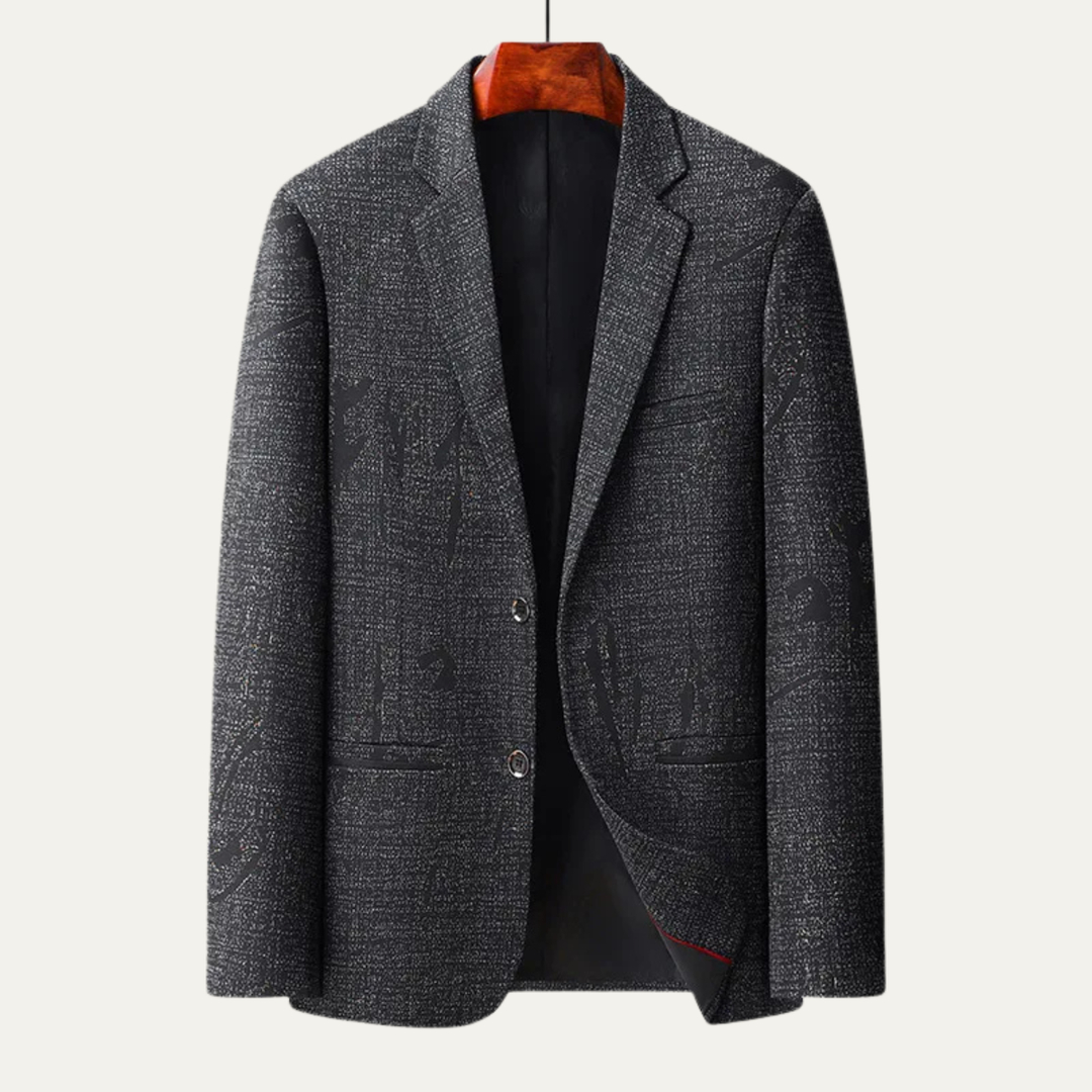 The Sassicaia Men’s Slim Fit Smart Casual Checked Blazer