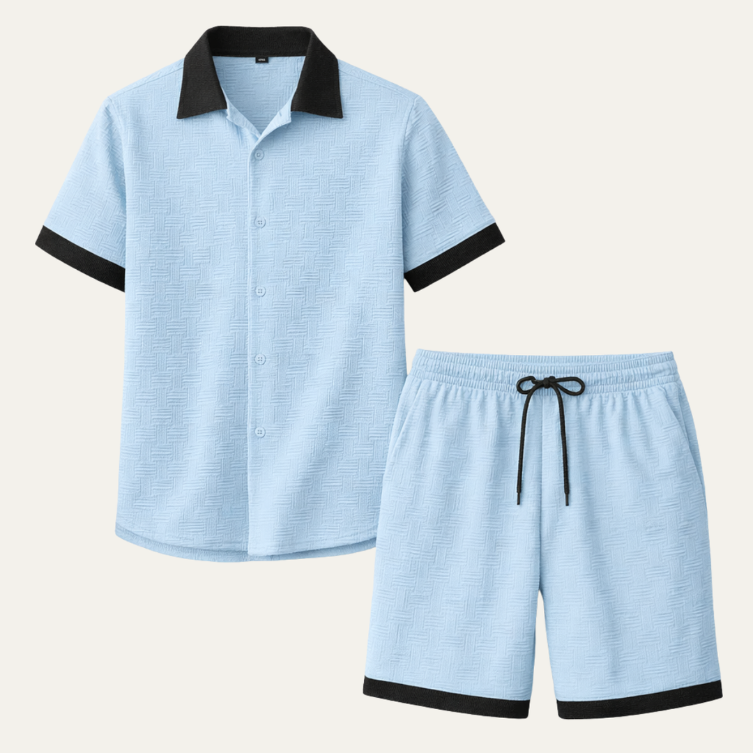 The Arlington Men’s Lightweight Shirt & Shorts Set