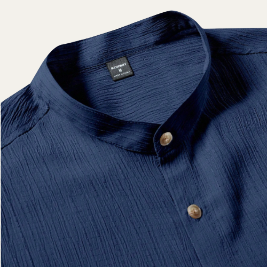 The Oakview Ridge Men’s Trendy Co Ord Set – Button Up Shirt & Drawstring Shorts