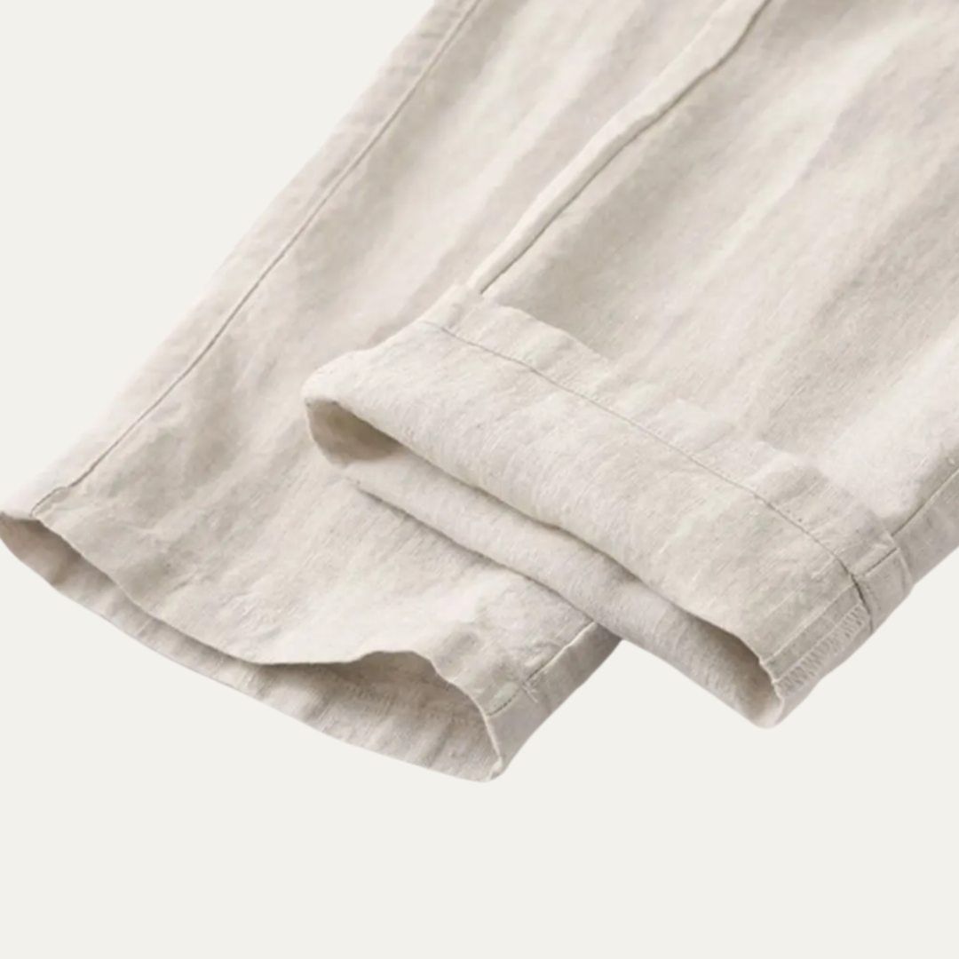 The Alderfall Men’s Vintage Casual Loose Linen Pants