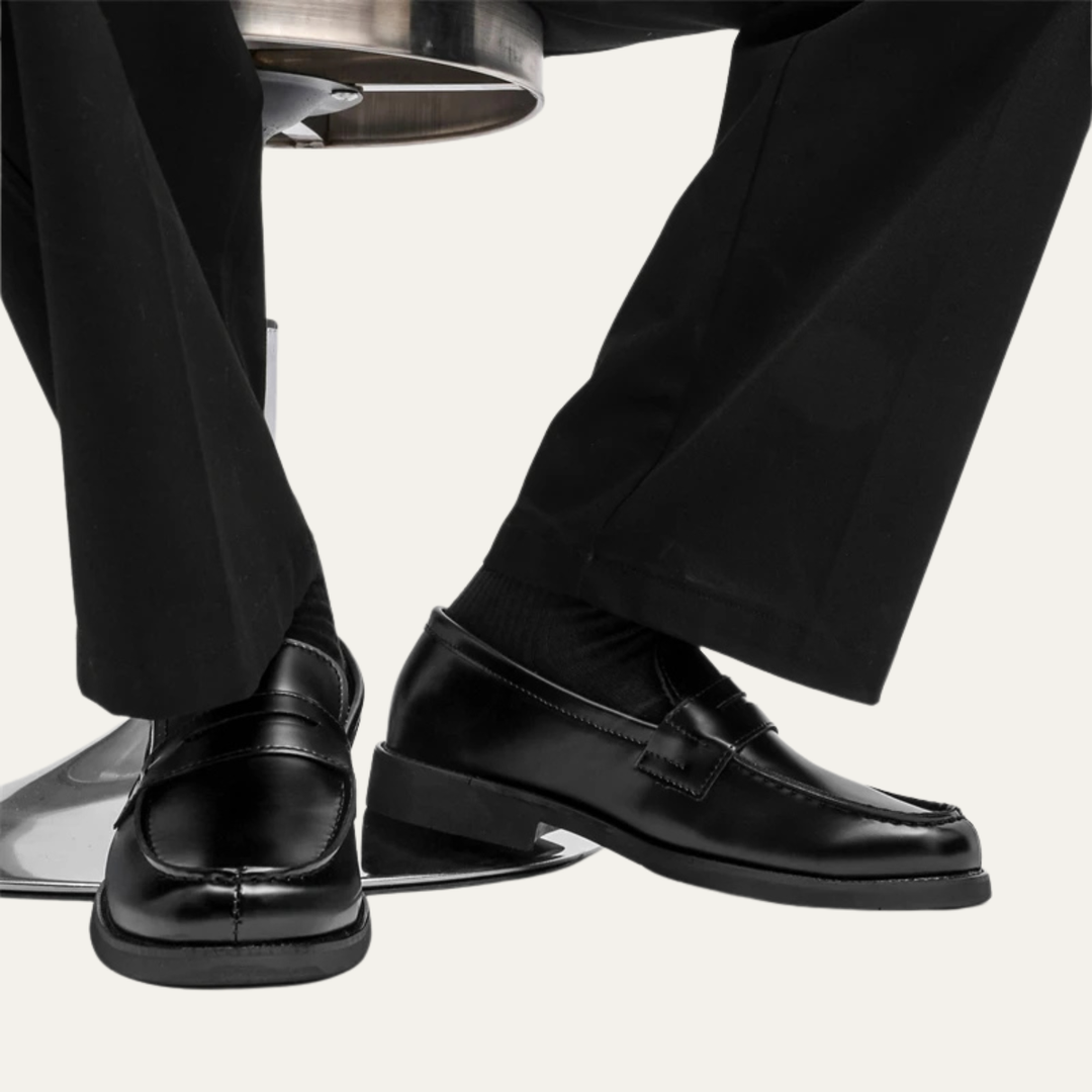 The Watercrest Hill Men’s Handmade Leather Penny Loafers