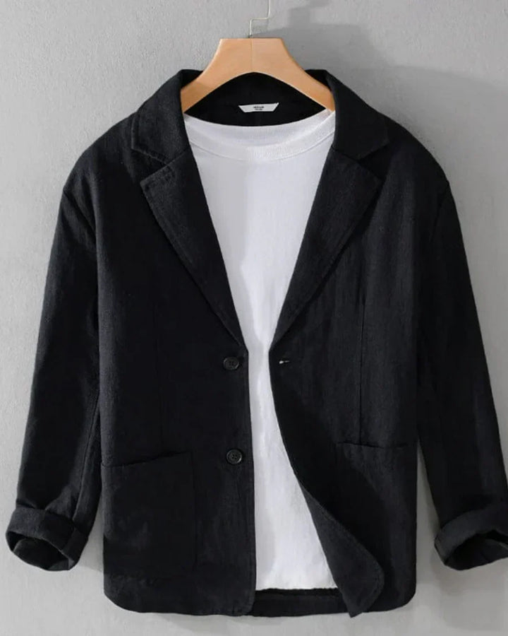 The Newport Men's Lightweight Casual Linen Blazer