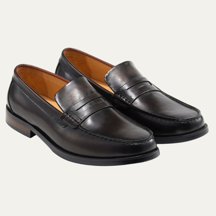 The Northpark Men's Vintage Genuine Leather Slip On Loafers