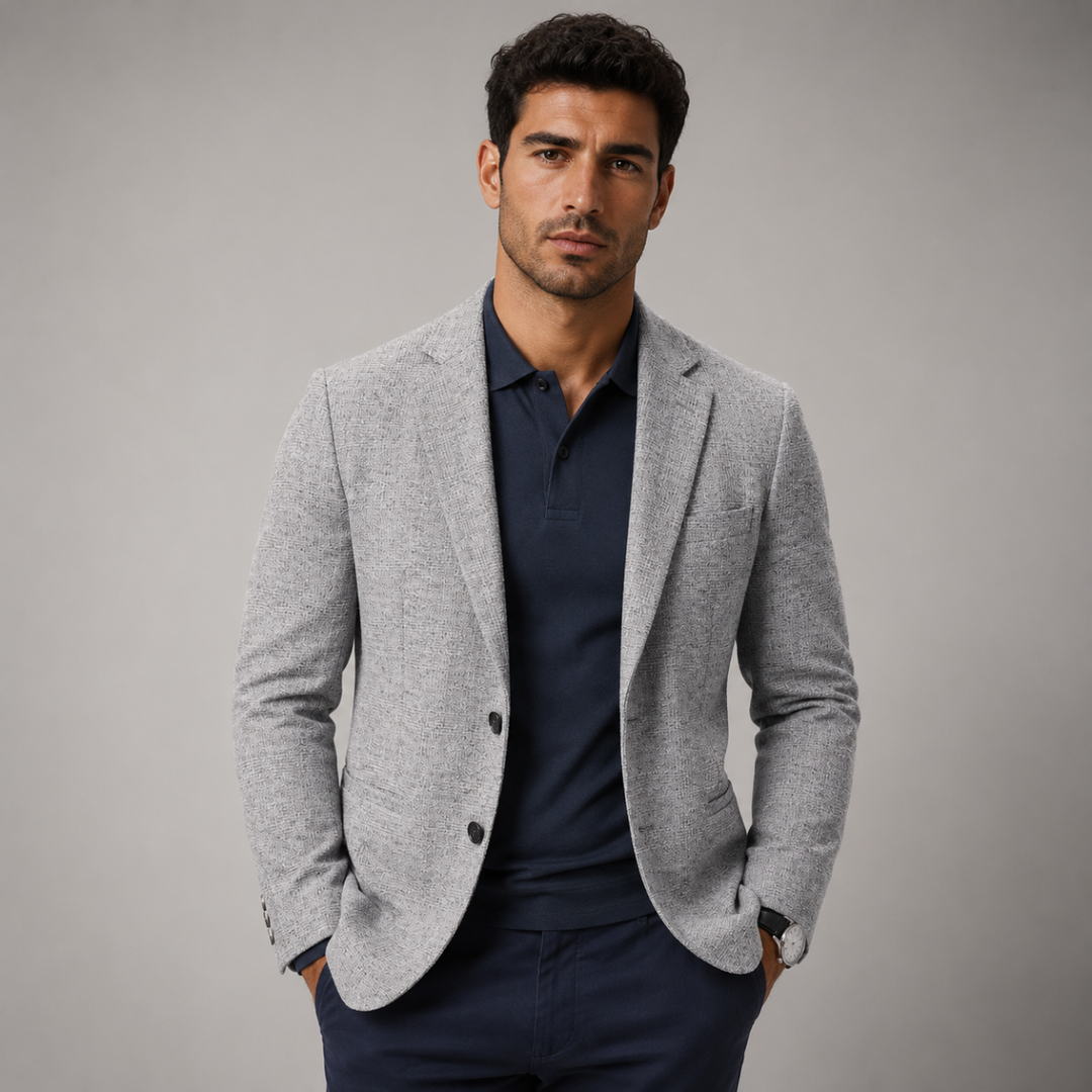 The Lakehurst Men’s High End Wool Casual Business Blazer