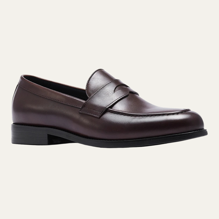 The Windmill Ridge Men's Breathable Leather Slip On Loafers