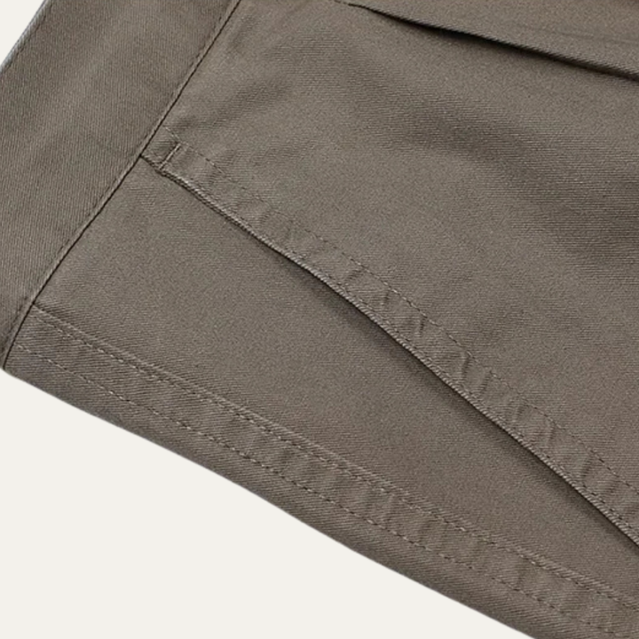 The Montfield Men’s Double Pleated High Waist Straight Leg Pants