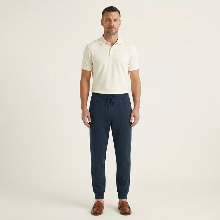 The Palermo Cotton Jogger – Lightweight Summer Pants for Men