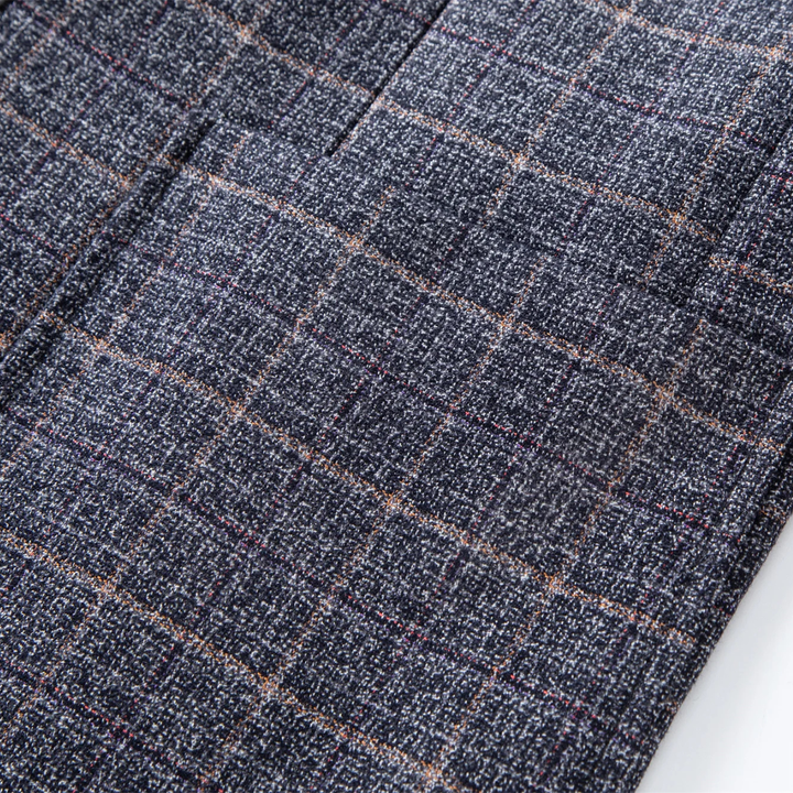 The Durham Men’s Plaid Striped Business Casual Work Jacket