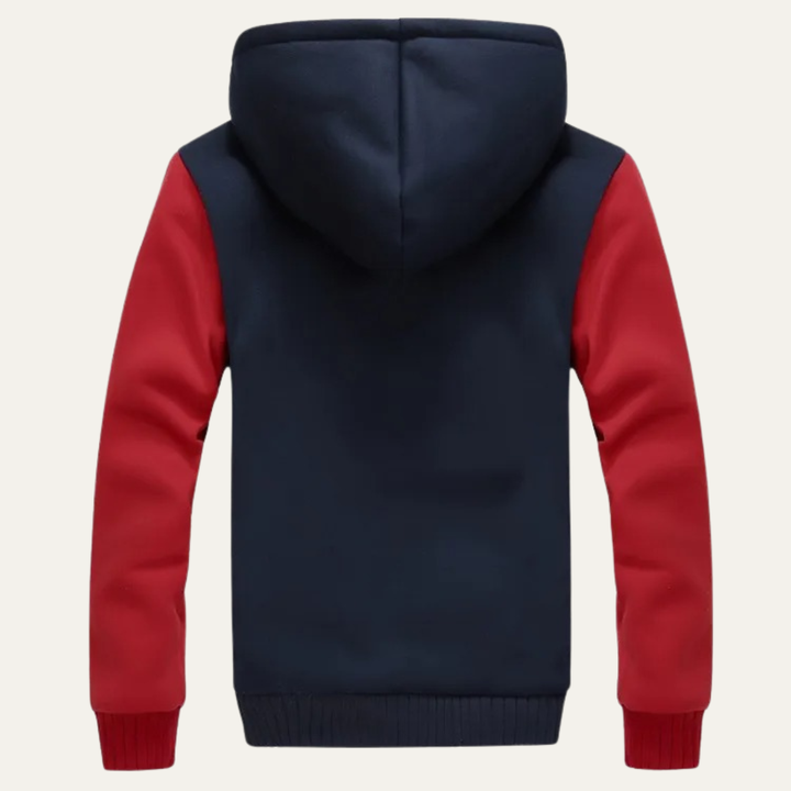 Men's Fleece Lined Zip Up Hoodie