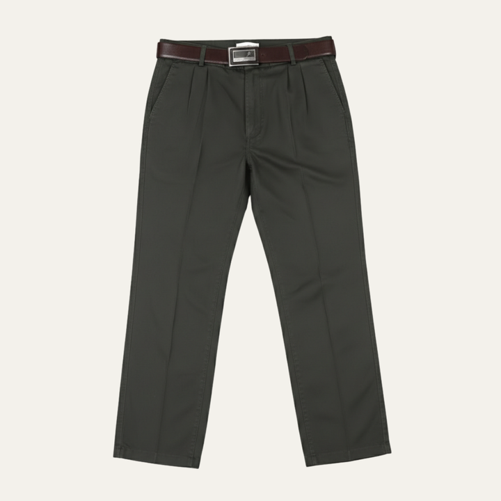 The Briarcliff Park Men’s Classic Casual Double Pleated Straight Leg Pants