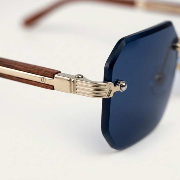 The Montclair Men's Vintage Rimless Sunglasses