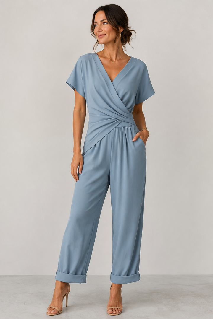 Women's Wrap Front Jumpsuit