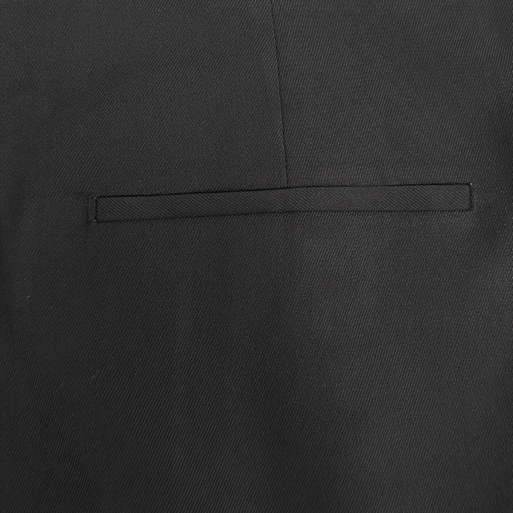 The Hamilton Men’s Solid Black Dress Pants with Belt Loops