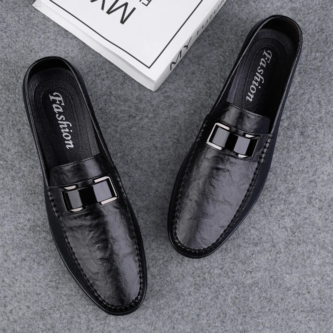 The Willowbend Men's Business Leather Slip On Loafers